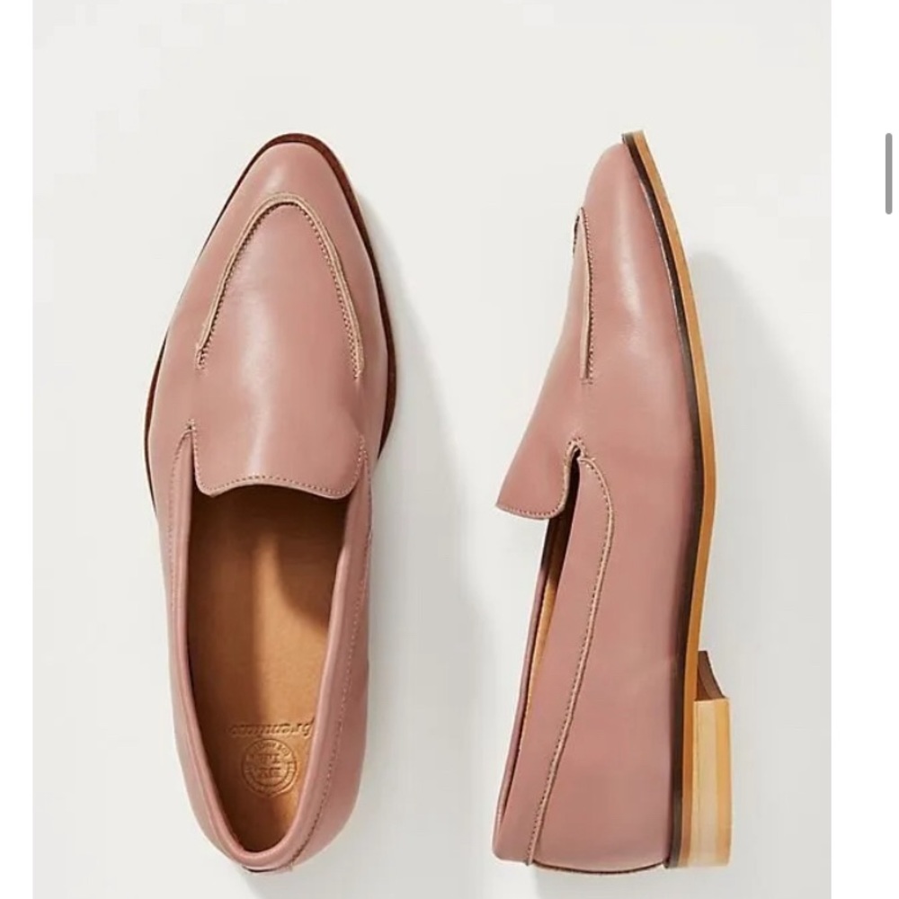 NYLA Portland Loafers in Dusty Rose, size 8. Full leather, run slightly large